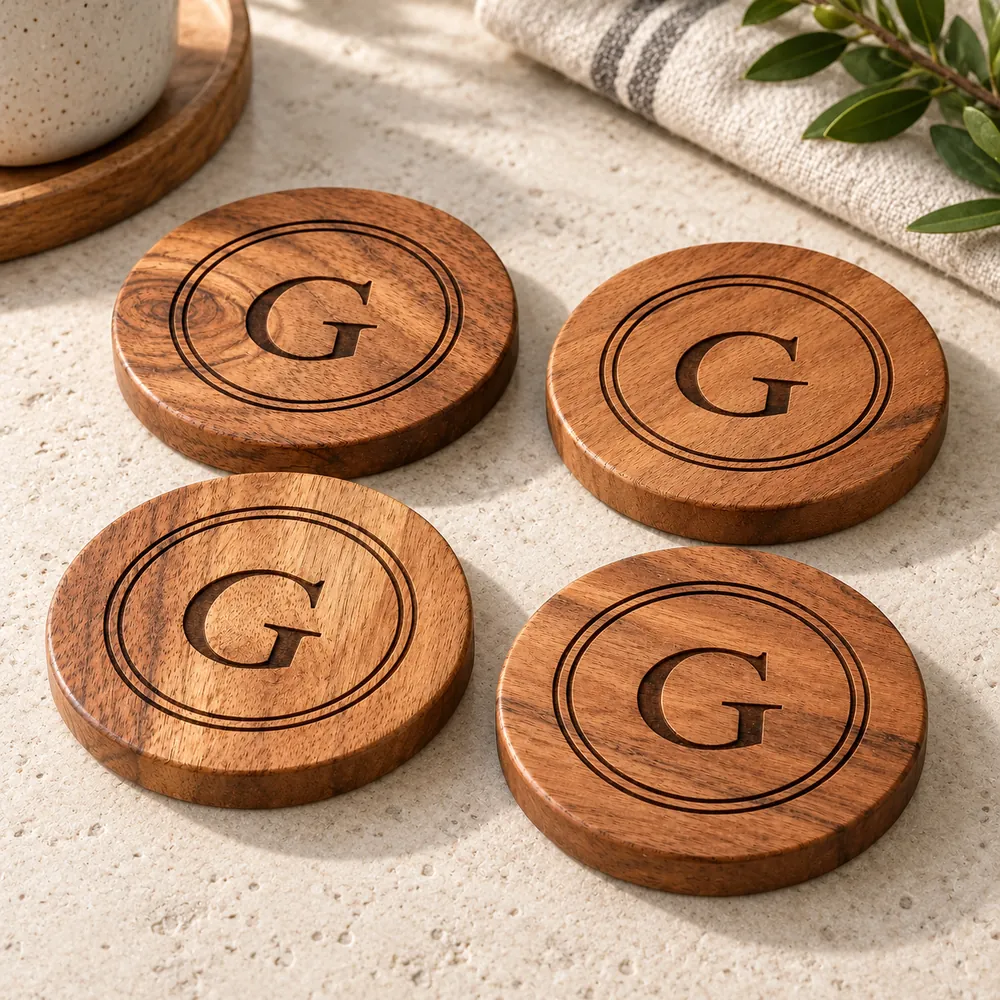 Personalized Monogram Coasters (Set of 4), photo 3
